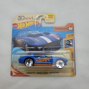 Hot Wheels 50th Anniversary Corvette Grand Sport Roadster HW50 RACE TEAM
